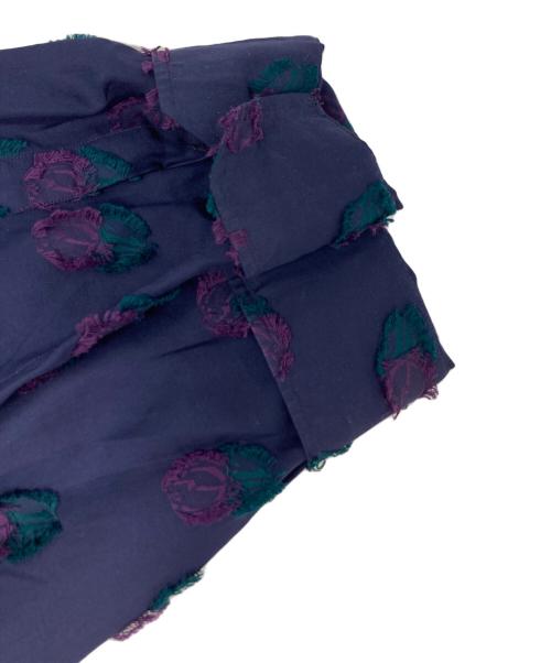 ETRO（エトロ）ETRO (エトロ) 総柄シャツ パープル サイズ:40の古着・服飾アイテム