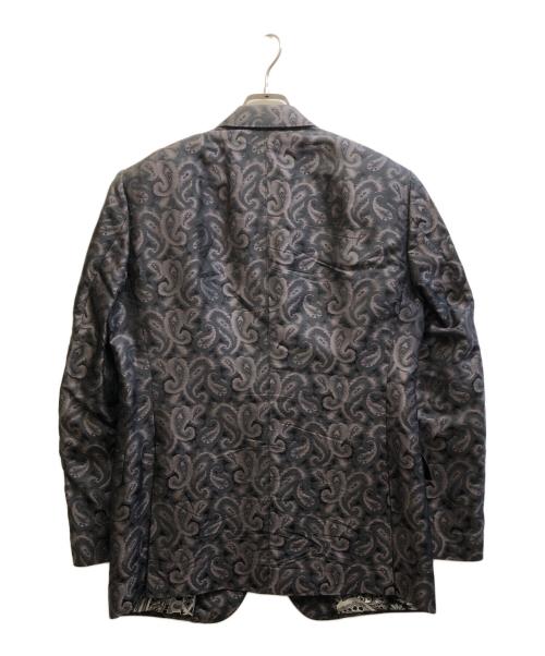 ETRO（エトロ）ETRO (エトロ) ペイズリー柄テーラードジャケット ブラック サイズ:48の古着・服飾アイテム