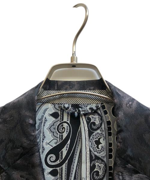 ETRO（エトロ）ETRO (エトロ) ペイズリー柄テーラードジャケット ブラック サイズ:48の古着・服飾アイテム