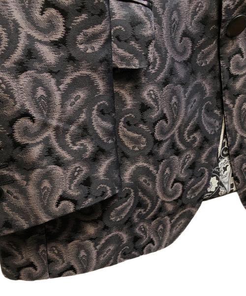 ETRO（エトロ）ETRO (エトロ) ペイズリー柄テーラードジャケット ブラック サイズ:48の古着・服飾アイテム