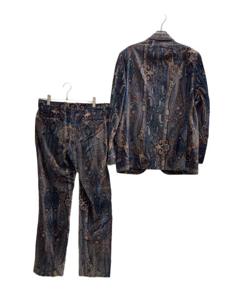 ETRO（エトロ）ETRO (エトロ) ベロアセットアップ マルチカラー サイズ:50の古着・服飾アイテム