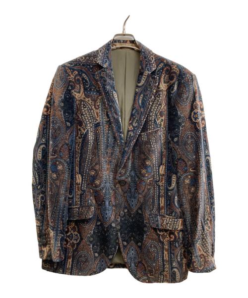 ETRO（エトロ）ETRO (エトロ) ベロアセットアップ マルチカラー サイズ:50の古着・服飾アイテム