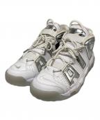 NIKEナイキ）の古着「NIKE Women's AIR MORE UPTEMPO CHROME WHITE/SILVER」｜ホワイト