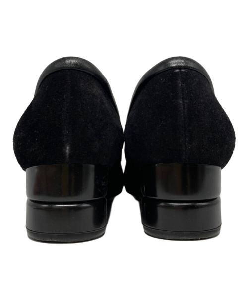 Salvatore Ferragamo（サルヴァトーレ フェラガモ）Salvatore Ferragamo (サルヴァトーレ フェラガモ) MY SQUARE パンプス ブラック サイズ:6 1/2の古着・服飾アイテム