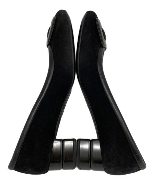 Salvatore Ferragamo（サルヴァトーレ フェラガモ）Salvatore Ferragamo (サルヴァトーレ フェラガモ) MY SQUARE パンプス ブラック サイズ:6 1/2の古着・服飾アイテム