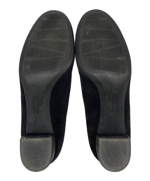 Salvatore Ferragamo（サルヴァトーレ フェラガモ）Salvatore Ferragamo (サルヴァトーレ フェラガモ) MY SQUARE パンプス ブラック サイズ:6 1/2の古着・服飾アイテム