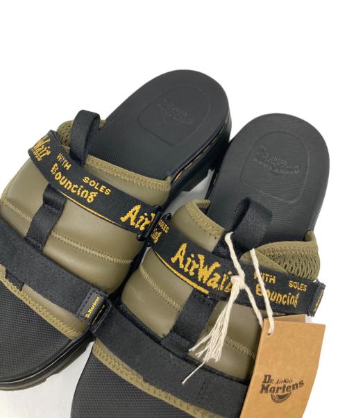 Dr.Martens（ドクターマーチン）Dr.Martens (ドクターマーチン) AYCE スライドサンダル カーキ×ブラック サイズ:UK9の古着・服飾アイテム