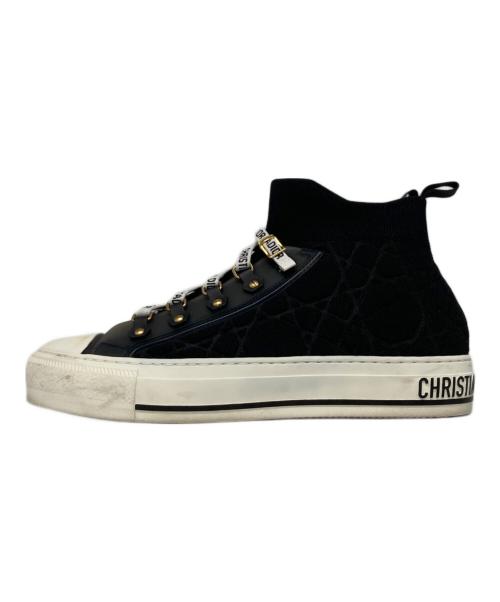Christian Dior（クリスチャン ディオール）Christian Dior (クリスチャン ディオール) ハイカットスニーカー ブラック サイズ:38 1/2の古着・服飾アイテム