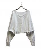 &RCアンドアールシー）の古着「フレンチテリーショートプルオーバー」｜ホワイト