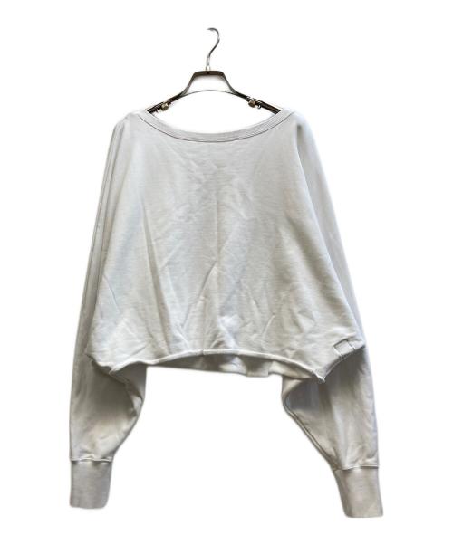 &RC（アンドアールシー）&RC (アールシー) フレンチテリーショートプルオーバー ホワイト サイズ:Fの古着・服飾アイテム