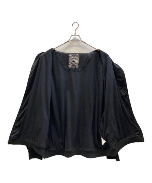 pellepelle（ペレペレ）pellepelle (ペレペレ) 刺繍デザイントラックジャケット ブラック サイズ:5XLの古着・服飾アイテム