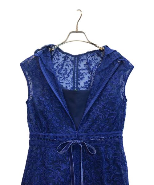 FRAY ID（フレイ アイディー）FRAY ID (フレイ アイディー) オーガンジーレースワンピース ブルー サイズ:1の古着・服飾アイテム