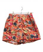 Patagoniaパタゴニア）の古着「フィッシュプリントバギーズショーツ」｜オレンジ