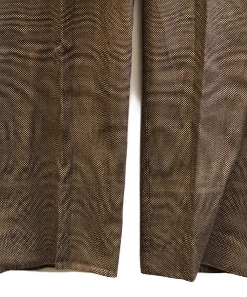 PT TORINO（ピーティートリノ）PT TORINO (ピーティートリノ) テーパードパンツ ブラウン サイズ:48の古着・服飾アイテム