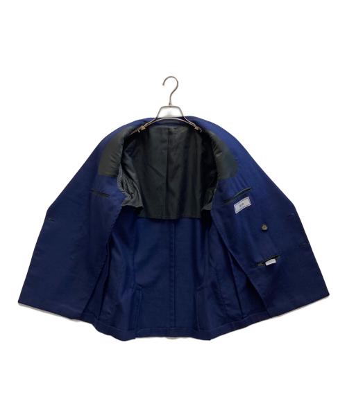 AMI Alexandre Mattiussi（アミアレクサンドルマテュッシ）AMI Alexandre Mattiussi (アミアレクサンドルマテュッシ) ウールダブルジャケット ネイビー サイズ:48の古着・服飾アイテム