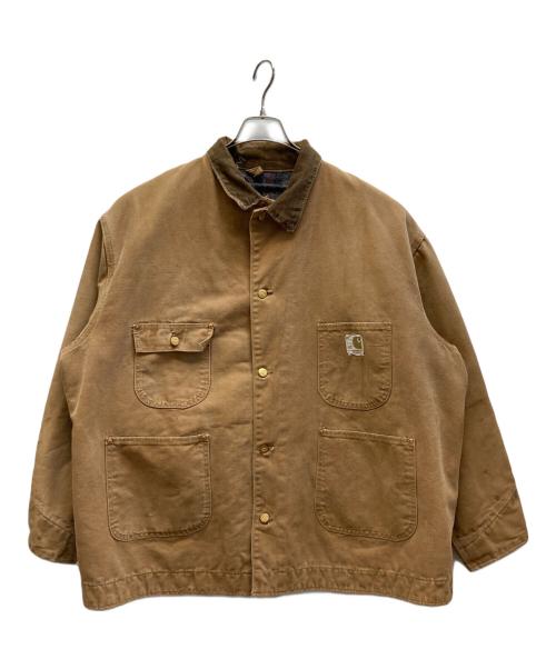 CarHartt（カーハート）CarHartt (カーハート) 裏地ブランケット生地チョアコート ブラウン サイズ:52の古着・服飾アイテム