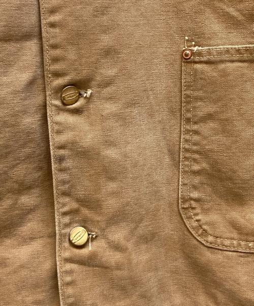 CarHartt（カーハート）CarHartt (カーハート) 裏地ブランケット生地チョアコート ブラウン サイズ:52の古着・服飾アイテム