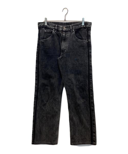 Maison Margiela（メゾンマルジェラ）Maison Margiela (メゾンマルジェラ) ペイントデニムパンツ ブラック サイズ:33の古着・服飾アイテム