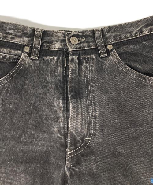 Maison Margiela（メゾンマルジェラ）Maison Margiela (メゾンマルジェラ) ペイントデニムパンツ ブラック サイズ:33の古着・服飾アイテム