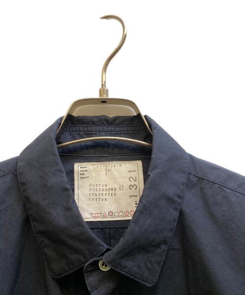 sacai（サカイ）sacai (サカイ) ドローストリングシャツ ネイビー サイズ:2の古着・服飾アイテム