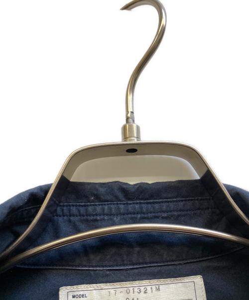 sacai（サカイ）sacai (サカイ) ドローストリングシャツ ネイビー サイズ:2の古着・服飾アイテム