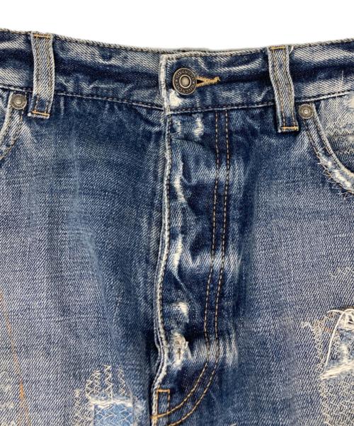 GIVENCHY（ジバンシィ）GIVENCHY (ジバンシィ) ダメージ加工デニムパンツ ブルー サイズ:30の古着・服飾アイテム