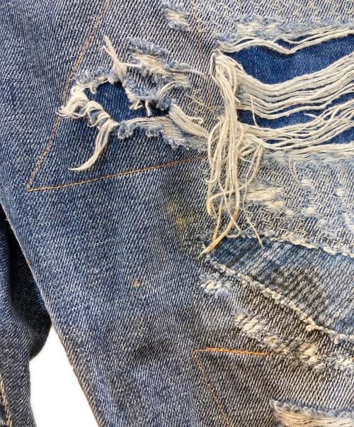 GIVENCHY（ジバンシィ）GIVENCHY (ジバンシィ) ダメージ加工デニムパンツ ブルー サイズ:30の古着・服飾アイテム