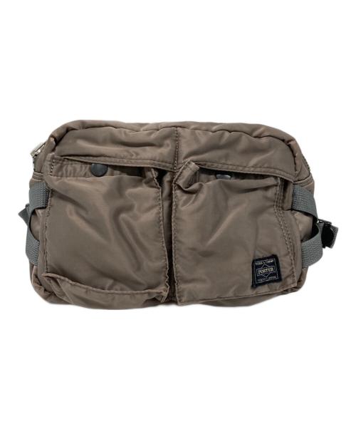 PORTER（ポーター）PORTER (ポーター) ボディーバッグ ブラウンの古着・服飾アイテム