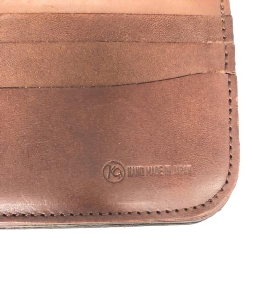 KC's LEATHER CRAFT（ケーシーズ）KC's LEATHER CRAFT (ケーシーズ) レザーウォレット ブラウンの古着・服飾アイテム