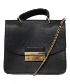 FURLAフルラ）の古着「メトロポリスショルダーバッグ」｜ブラック