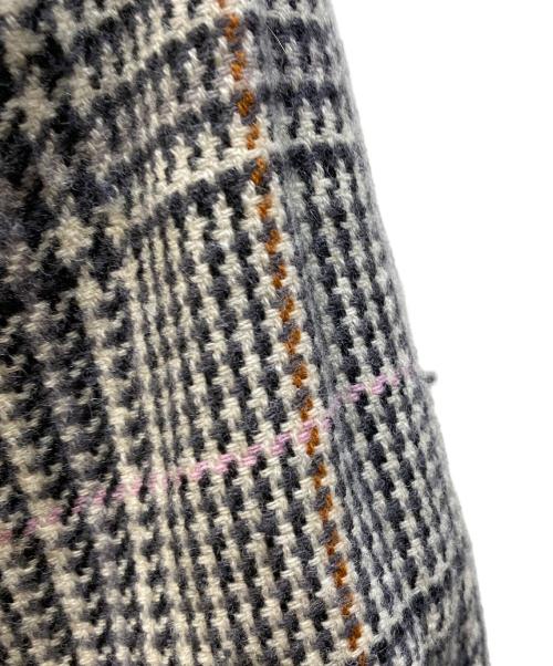 Christian Dior MONSIEUR（クリスチャンディオールムッシュ）Christian Dior MONSIEUR (クリスチャンディオールムッシュ) ウールチェックテーラードジャケット グレー サイズ:Lの古着・服飾アイテム