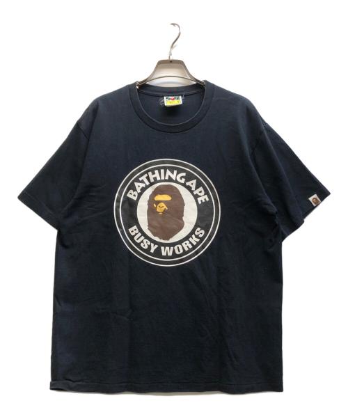 A BATHING APE（ア ベイシング エイプ）A BATHING APE (ア ベイシング エイプ) エイププリントTシャツ ブラック サイズ:Lの古着・服飾アイテム