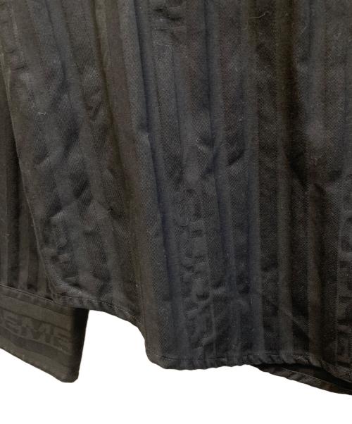 SUPREME（シュプリーム）Supreme (シュプリーム) Jacquard Stripe Twill Shirt ブラック サイズ:Ⅿの古着・服飾アイテム