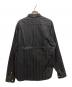 Supreme (シュプリーム) Jacquard Stripe Twill Shirt ブラック サイズ:Ⅿ：9000円