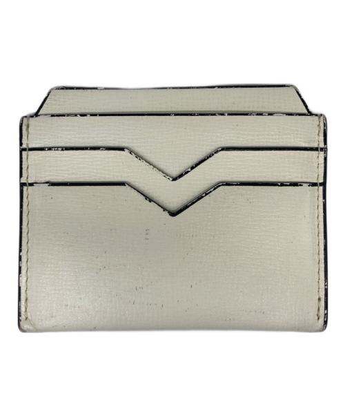 Valextra（ヴァレクストラ）Valextra (ヴァレクストラ) クレジットカードホルダー6カード ホワイトの古着・服飾アイテム