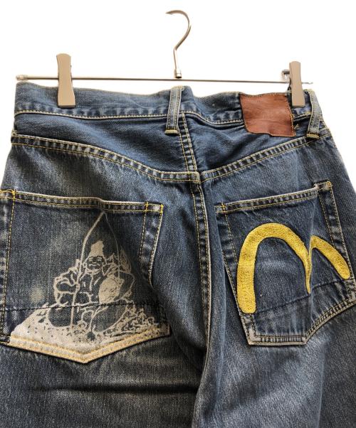 EVISU（エヴィス）EVISU (エヴィス) デニムパンツ インディゴ サイズ:30×35の古着・服飾アイテム