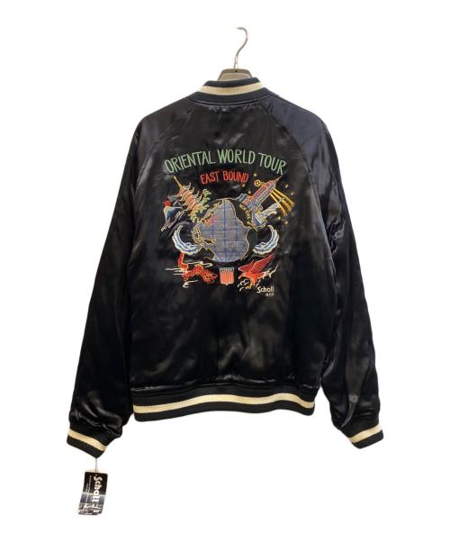 Schott（ショット）Schott (ショット) ANGEL SATIN SKA JACKET ブラック サイズ:Lの古着・服飾アイテム