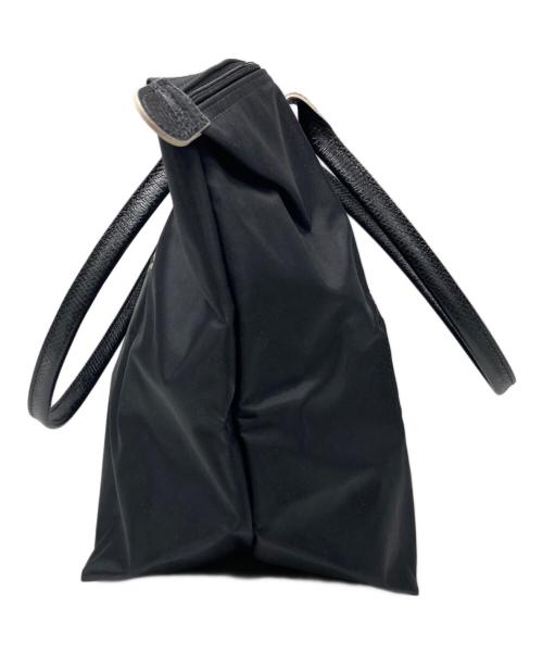 LONGCHAMP（ロンシャン）LONGCHAMP (ロンシャン) ル プリアージュ クラフトートバッグ ブラックの古着・服飾アイテム