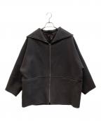 STUNNING LUREスタニングルアー）の古着「ウール ジップアップ リバーコート」｜ブラウン