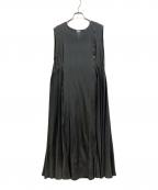 CHAOSカオス）の古着「バートフルフレアワンピース」｜グレー
