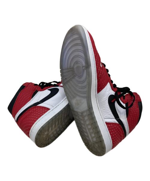 NIKE（ナイキ）NIKE (ナイキ) SPIDERMAN (スパイダーマン) AIR JORDAN 1 RETRO HIGH OG SPIDER-MAN ORIGIN STORY ホワイト×レッド サイズ:29cmの古着・服飾アイテム
