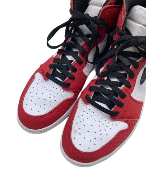NIKE（ナイキ）NIKE (ナイキ) SPIDERMAN (スパイダーマン) AIR JORDAN 1 RETRO HIGH OG SPIDER-MAN ORIGIN STORY ホワイト×レッド サイズ:29cmの古着・服飾アイテム