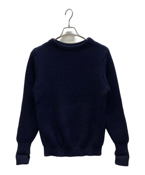 ANDERSEN-ANDERSEN（アンデルセン アンデルセン）ANDERSEN-ANDERSEN (アンデルセン アンデルセン) クルーネックニット ネイビー サイズ:XSの古着・服飾アイテム