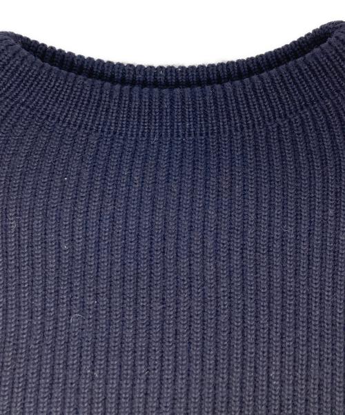 ANDERSEN-ANDERSEN（アンデルセン アンデルセン）ANDERSEN-ANDERSEN (アンデルセン アンデルセン) クルーネックニット ネイビー サイズ:XSの古着・服飾アイテム