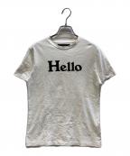 MADISON BLUEマディソンブルー）の古着「HELLO TEE PARISカットソー」｜ホワイト