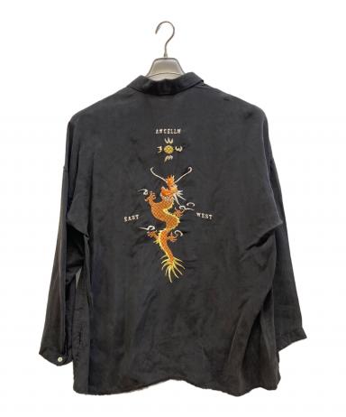 中古・古着通販】ANCELLM (アンセルム) AGING EMBROIDERY SHIRT