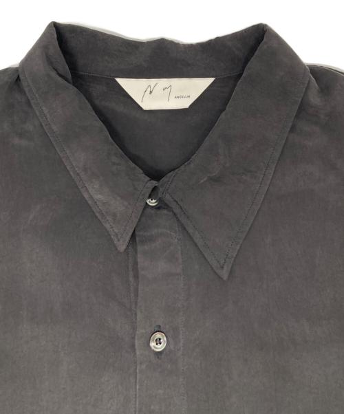 ANCELLM（アンセルム）ANCELLM (アンセルム) AGING EMBROIDERY SHIRT ブラック サイズ:2の古着・服飾アイテム