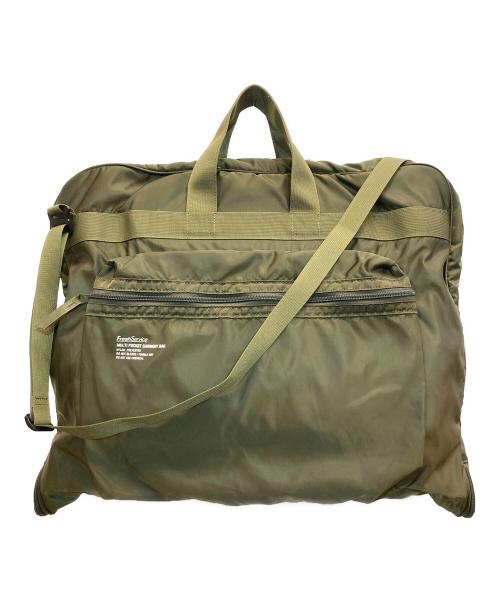 FreshService（フレッシュサービス）FreshService (フレッシュサービス) MULTI POCKET GARMENT BAG グリーンの古着・服飾アイテム
