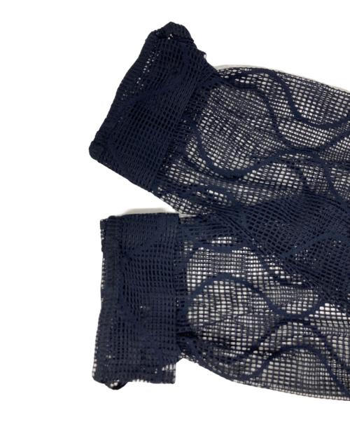 UNUSED（アンユーズド）UNUSED (アンユーズド) Gourd pattern mesh dog ear jacket ネイビー サイズ:3の古着・服飾アイテム