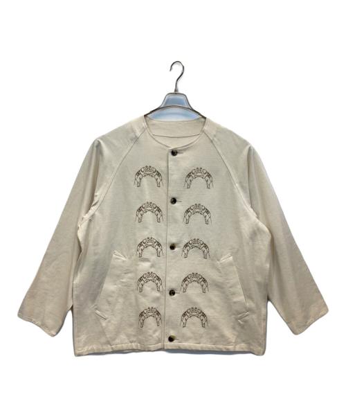 sillage（シアージ）sillage (シアージ) GILET Embroidered Elephant アイボリー サイズ:Fの古着・服飾アイテム